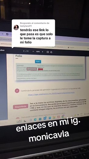 Respuesta a @leslylara91 [29/7 7:38 p. m.] monicuak: Convocatoria UnADM 2024 https://www.unadmexico.mx/convocatoria2024/ Guía de Registro https://www.tiktok.com/@sinoarriesgas/video/7397176691384241414 Convertir PDF a JPG https://www.ilovepdf.com/es/pdf_a_jpg Comprimir JPG https://www.iloveimg.com/es/comprimir-imagen/comprimir-jpg Continúa tu proceso de admisión ingresando a SIGE en la siguiente URL: https://sige.unadmexico.mx:28183/registroAspirantes/inicio [29/7 7:50 p. m.] monicuak: #unadm #u