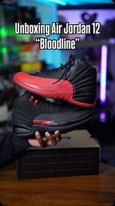 Unboxing Air Jordan 12 “Bloodline” 🙌🏽🔥 @itslunafinds 💕 #Jordan12 #Jordan #Sneakers #Shoes #Sneakerhead | Vee Dozier