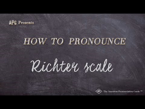 How to Pronounce Richter Scale (Real Life Examples!)