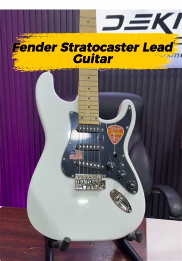 🎸 Fender Stratocaster Lead Guitar ✨ Price: ₦170,000 Clean Fender tone with smooth playability and classic style. 🌐 www.dekingsmusicals.com 📞08081707380 Or visit our store at: Shop AD2, Ojo Alaba International Market, Lagos Guitar Shop in Lagos #fenderguitar #fenderleadguitar #electricguitar #fenderstratocater #dekingsmusicals