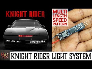 Multi Pattern / Colour Knight Rider Scanner With LED quantity & Speed Change | Ready made | ATtiny85