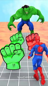 SuperHeroes en caricaturas de SpiderMan Jugando Con Hulk Batallas de Heroes #SpidermanVsHulk #Superheroes #VideosDivertidosParaNiños #CaricaturasAnimadas | Yougamer-gta