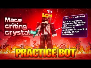 Best Minecraft PvP Practice World 1.21.11 🔥 HT1 Bot Training (INSANE Aim & Combo Skills!)