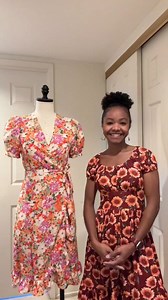 3K views · 80 reactions | Have you seen our newest pattern release? It's the Leonie Wrap Top & Dress Pattern. I love how Lakeisha showed told us about all the options the pattern had AND how best to tie it! You can find this beautiful sewing pattern now on our website, www.ellieandmac.com ❤️ Video from Lakeisha Webb #ellieandmac #ellieandmacpatterns #ellieandmac_patterns #sewing #sewingpatterns #wrapdress #sewbeautiful | Ellie & Mac | Facebook