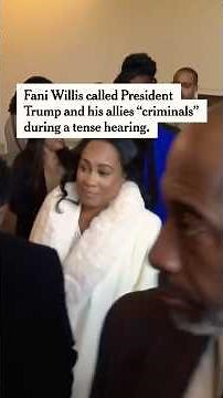 Fani Willis Calls Trump and Allies ‘Criminals’ at Georgia Senate Hearing