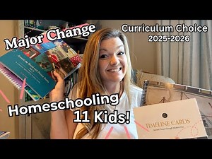 Major Change Ahead! 2025–2026 Homeschool Curriculum (9 grade levels!)