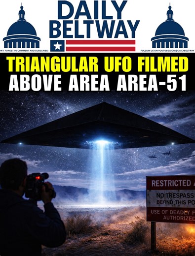 Something extraordinary was captured on camera over America's most classified military installation, and the footage is raising serious questions about what our military is really testing in the Nevada desert. On January 14, a videographer monitoring nighttime activity near Area 51 recorded infrared footage of a triangular-shaped aircraft that doesn't match any known platform in our arsenal. The craft moved with precision through restricted airspace, emitting a thermal signature that set it apar