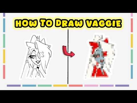How to Draw Vaggie from Hazbin Hotel – Step-by-Step Character Drawing