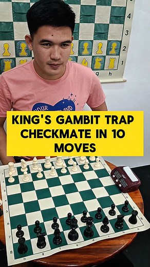 King's Gambit Chess Trap #fblifestyle | ChessFam
