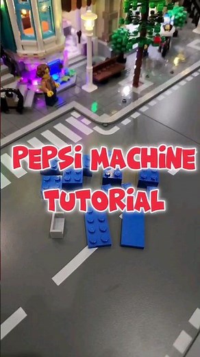 LEGO Pepsi Machine Tutorial Build #shorts #lego #tutorial