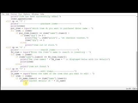 Supermarket Management System in Python