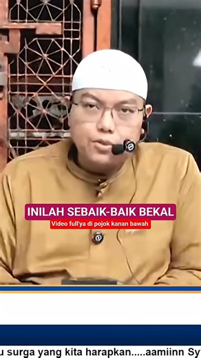 3.1K views · 223 reactions | INILAH SEBAIK-BAIK BEKAL ( video full'ya di channel yt syifa tv ) Ustadz Dr. Firanda Andirja, Lc. M.A | Syifa.tv | Facebook