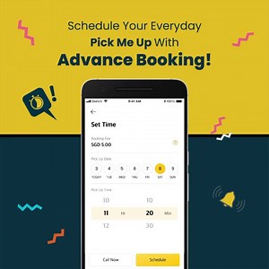 ⏳Planning activities ahead? You can now request your TADA rides in advance with the new Advance Booking feature! From 30mins to 7 days in advance, with a $5 booking fee. Download the latest version of your TADA app to enjoy this new feature now!😍 | TADA Singapore
