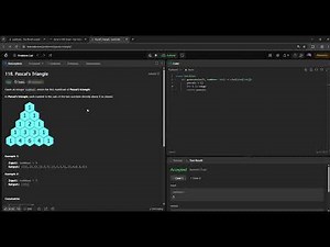 Pascals Triangle | Striver's SDE Sheet | Leetcode | Python