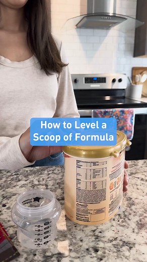Some of our formulas, like Enfamil® Sensitive, require an unpacked, level scoop. Here’s how to do that: Just level each scoop! Before preparing a bottle of formula, be sure to read the instructions for preparation and use. #enfamil #nutrition #baby #babiesofig #newborn #toddlerlife #braindevelopment #momfluencer #babydevelopment #babyformula #babynutrition #formulafeeding #enfamilsensitive #formula | Enfamil