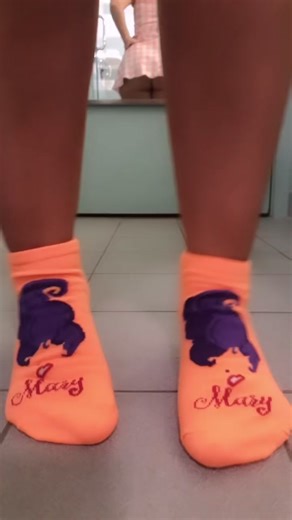 Do you like my Hocus Pocus socks? #HappyHalloween #SpookySeason #SandersonSisters #SockTok #Disney