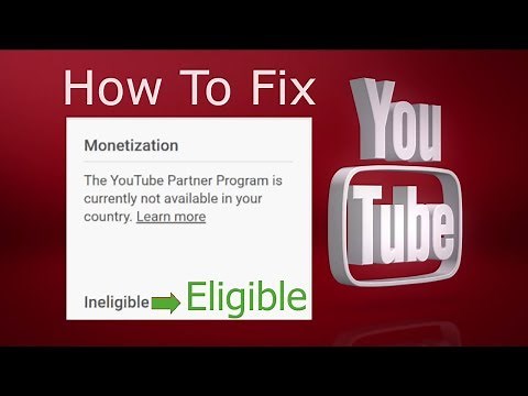 [SOLVED!] How to fix "MONETIZATION INELIGIBLE" on your Youtube channel [Very Easy]