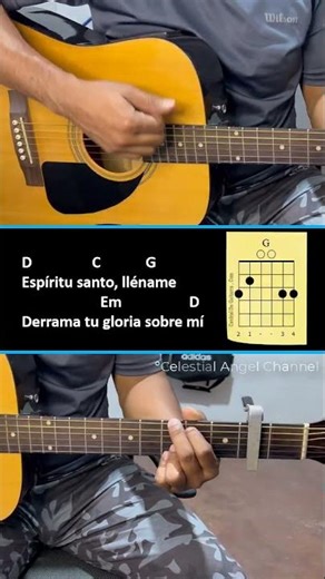 🎸🙌 “Espíritu Santo Lléname” Tutorial en Guitarra Acústica | Redimidos