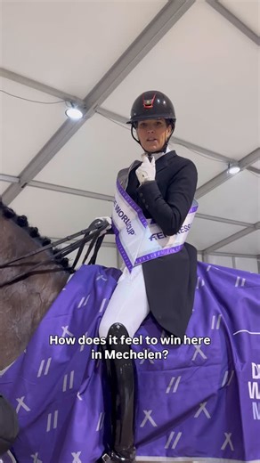 Larissa Paulius: WINNER of the FEI World Cup Dressage Freestyle 🏆🤩 #showjumping #equnews #equestriansports #equestriannews #equestrians | equnews.com