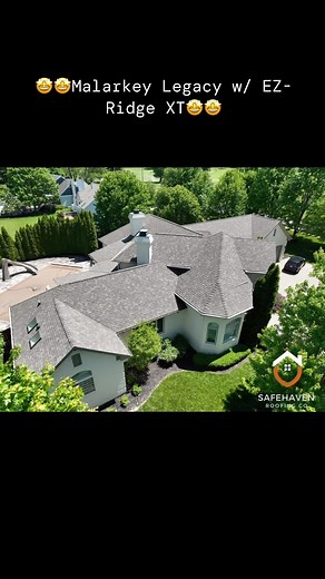Malarkey Legacy Weathered Wood Plus w/ EZ-Ridge XT #malarkeyroofingproducts #malarkeyroofing #roofingcontractor #roofingworld #roofing | SafeHaven Roofing Co.