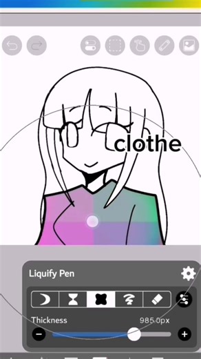 Color Picker Challenge! #art​ #digitalart​ #shorts​