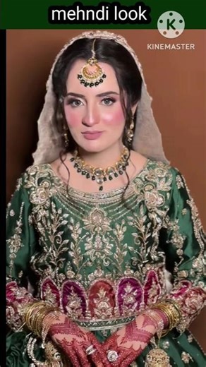 most beautiful bridal makeup looks with jewellery and hairstyling ideas for girls #youtubeshorts