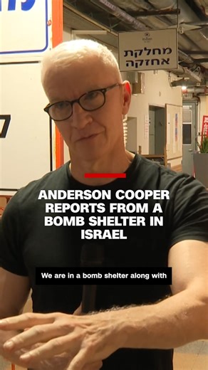 CNN’s Anderson Cooper reports from a bomb shelter in the basement of a hotel in Tel Aviv as Iran fires another round of missiles at Israel. | Anderson Cooper 360