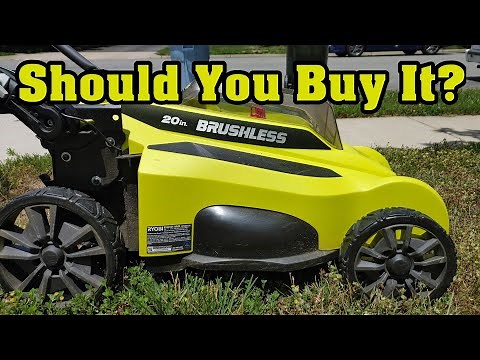 Ryobi Electric Lawn Mower Review From Home Depot | 40V Push Mower