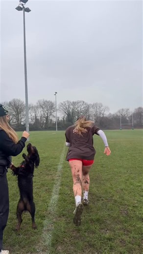 Emma Swords on Instagram: "Technically running buddies. And time keeping is important shiz x"