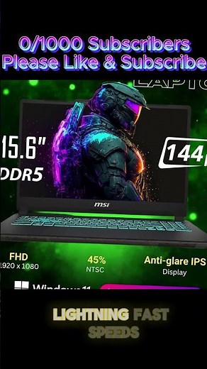 MSI Cyborg 15 Gaming Laptop – Is It Worth It? 🔥 Full Review, Unboxing & RTX 4060 Test! #msi #shorts