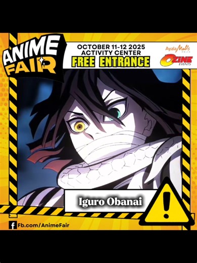 Anime Fair at Ayala Malls Feliz: Cosplaying Iguro Obanai