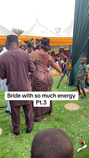 Energetic Bride at Traditional Wedding Celebration
