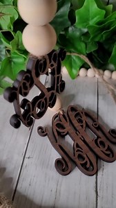 Wooden Monogram Car Charm, Monogram Car Charm, Monogram for Car, Car Accessories, Car Decor, Cute Monogram, Monogram Ornament, Car Charm - Etsy