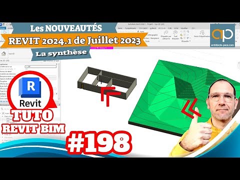 REVIT 2024.1 de Juillet 2023 - Les nouveautés à connaître - Tuto GRATUIT N°198