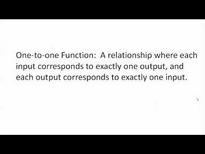 1.1 Functions and Function Notation