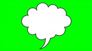 Thought Bubble Animation On Green Screen Stock Footage Video (100% Royalty-free) 1110653613 | Shutterstock