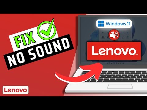How To Fix No Sound/ Audio on Lenovo Laptop (Windows 11)