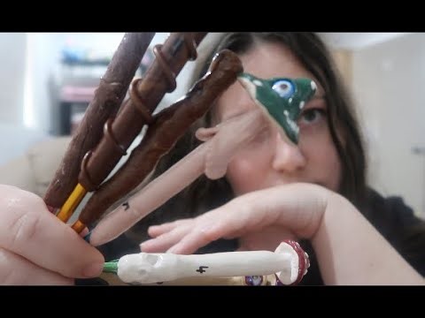 Polymer clay crochet hooks