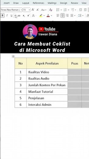 Creative Word Ideas Want ⁉️ How to Make a Checklist/Tick in Microsoft Word #wordtutorial