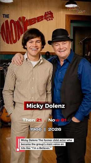 The Monkees Band Members | Then & Now #themonkees #thenandnow #nostalgia #music #rock #throwback