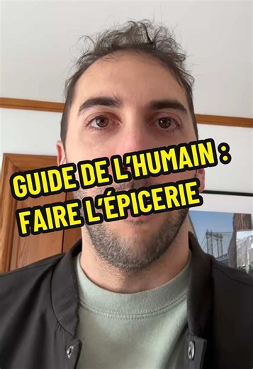 Faire l’épicerie en trois étapes, niveau facile 😄😅 #tiktokquebec #épicerie #humour