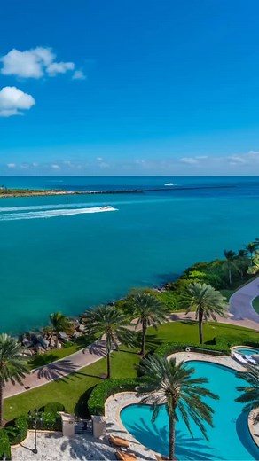 Fisher Island is truly a tropical paradise! Enjoy stunning views from...