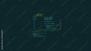 HUD element - animation of the decoding fragment.
