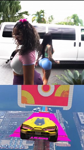 Baby Alien meets 2 Baddies #fyp #funbus #baddie #babyalien