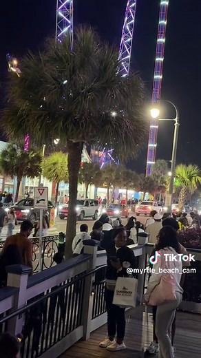 Myrtle beach ocean blvd #myrtlebeach #oceanblvd #skywheel #myrtlebeachcam #hotel #beach