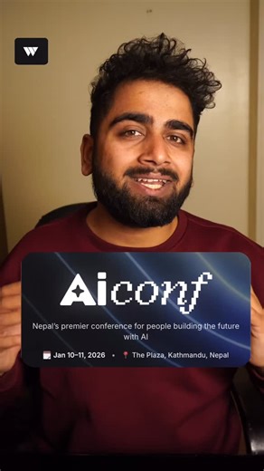 Sid Ghimire on Instagram: "🧐 1st Time in Nepal AI Conf 2026 ✅??? Follow the account and let me know if you liked it What are you waiting for? #freecodecamp #learntocode #webdevlife #javascript #html css developer codinglife programming freecodecamp webdevelopment learncoding javascript htmlcss reactjs programming coding webdevlife learntonabudget developer codinglife programmingjokes codingmemes"