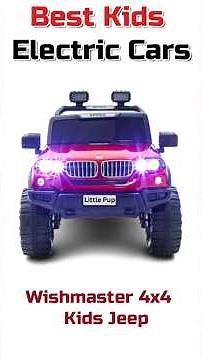 Wishmaster 4x4 EV Cars Electric Ride on Jeep Toy | Best Kids Battery Operated Jeep #toys #car