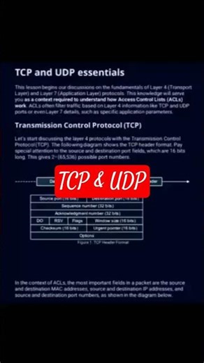 TCP & UDP 🛜#hacker #tech#networking#udp#tcp#cybersecurity #shorts