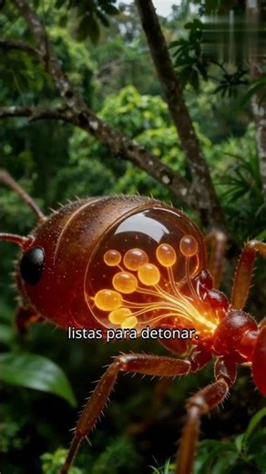 🐜 El Insecto que EXPLOTA para salvar a su colonia 💣