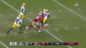 Jeff Wilson slices through Packers' D for explosive 25-yard run